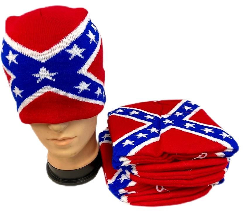 Rebel Flag Winter Beanies image