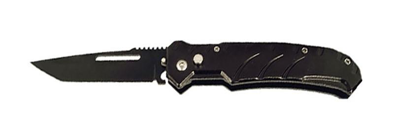 8" Automatic Knife Clip Point Serrated Switchblade image