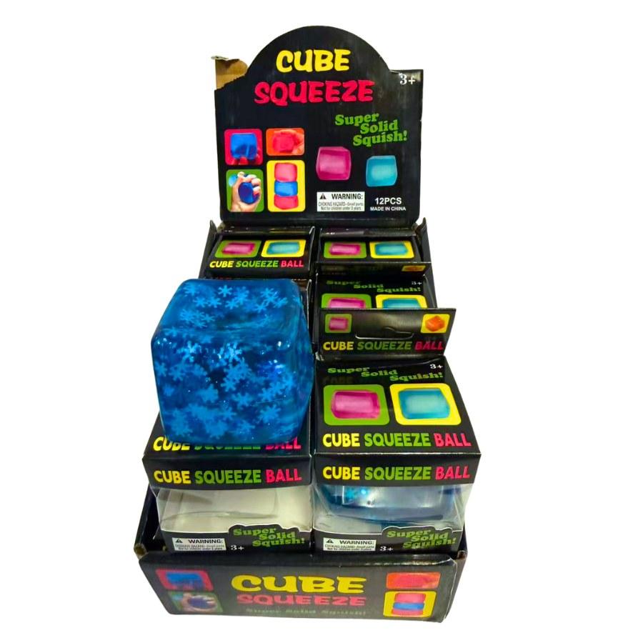 Squishy Stress Ball Filled Maltose Fidget Toys Snow Flakes image