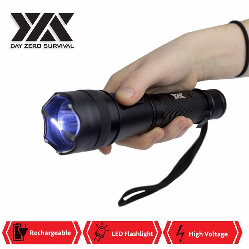 DZS Powerful Flash Light Rechargeable Stun Gun For Self Defense image