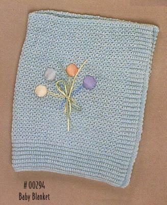 "Balloons" Knitted Blanket With Sewn-In Appliques image