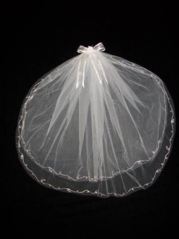White Communion Veils - 2 Tier ( # V127A) image