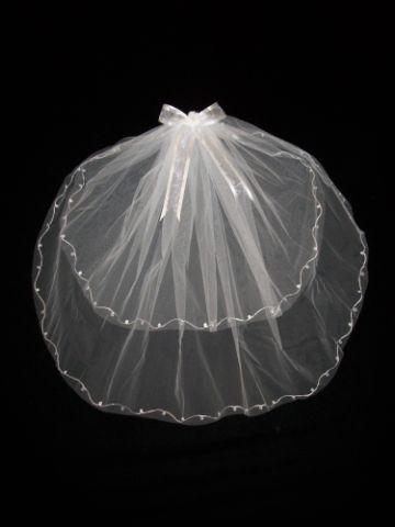 White Communion Veils ( # V053A/WT) image