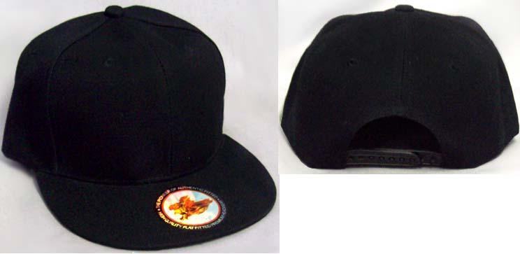 Snap Back Baseball Caps - Black Color image