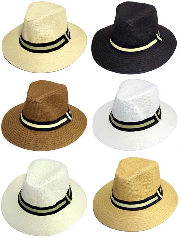 Fedora Hats For Men - For Adults - For Women - 6 Colors image