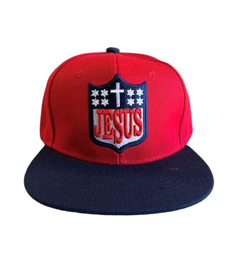 Jesus & Cross Christian Snap Back Baseball Cap image
