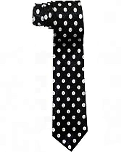 Formal Wear Adult Neck Tie In Prints - White Polka Dots image