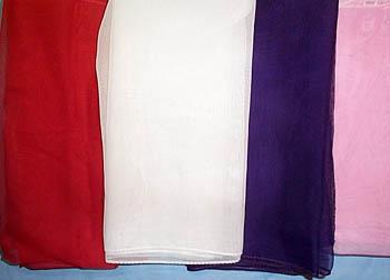 Fashion Scarves For Women - In Solid Colors (20"x 20") image