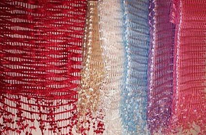 'Mesh Fabric" Womens Fashion Scarves - (70"x18") image