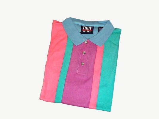 Mens Striped Short Sleeves Polo Shirts image