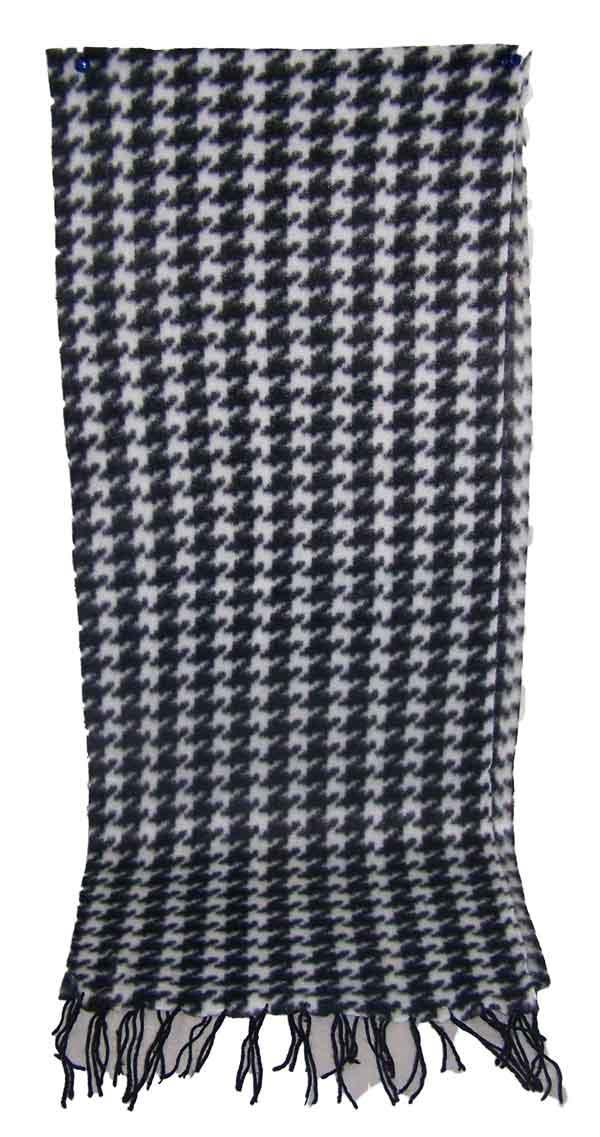 Black & White Prints Womens Fall/Winter Scarves (12" X 60") image