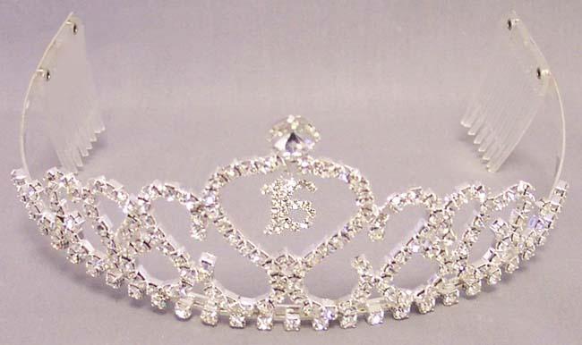 Rhinestones Tiara - Sweet 16 ( # PS337) image