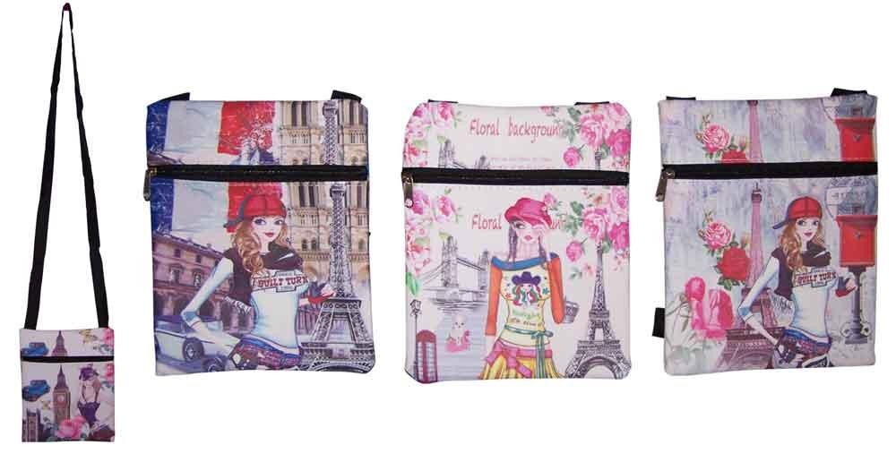 Cross Body Bags Hand Bags Messenger Bags - Eiffel Tower Paris image