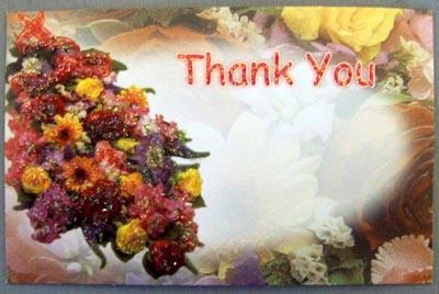 50Pc Pack Gift Cards - Thank You (English) image