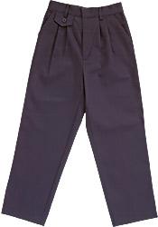 "Universal" Girls Pleated Pants - Size: 8- Navy ( # U628) image
