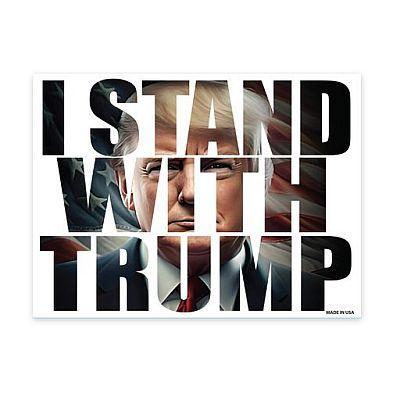 Magnet - I Stand With Trump (MG-1040) image