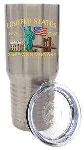 America 250th Anniversary Scenic Steel Tumbler image