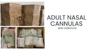 Sterile Adult Nasal Cannulas | New Overstock Manifested Load image