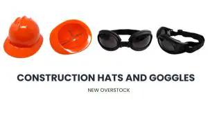 Construction Hats and Goggles | New Overstock Manifested Load image