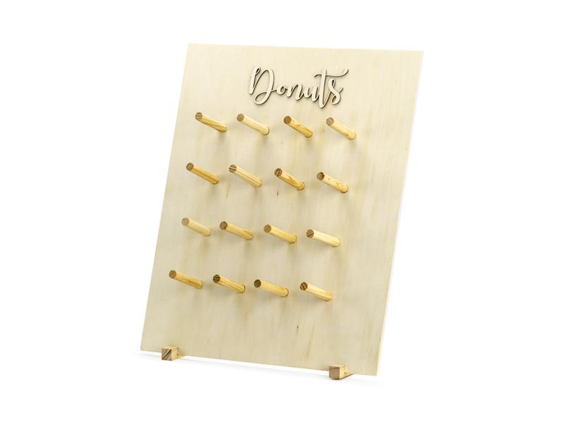 "Donut Wall, natural wood, 45x55cm" image