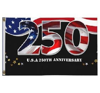 FLAG137 3'x5' USA 250th Anniversary Flag image