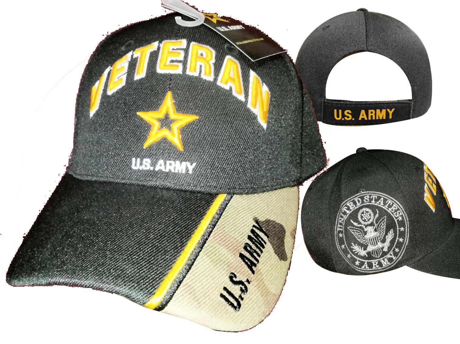 CAP591M** Veteran Army Logo Cap image