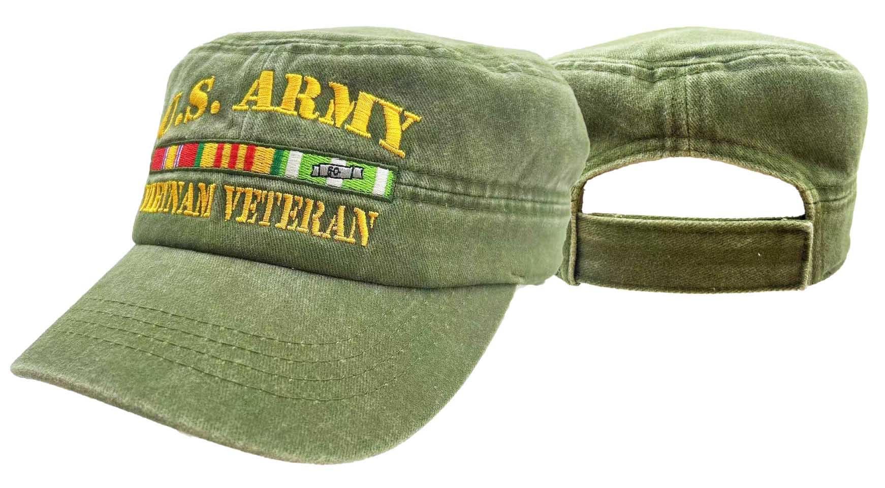 CAP787** US ARMY Vietnam Vet Patrol Hat OD Color. image