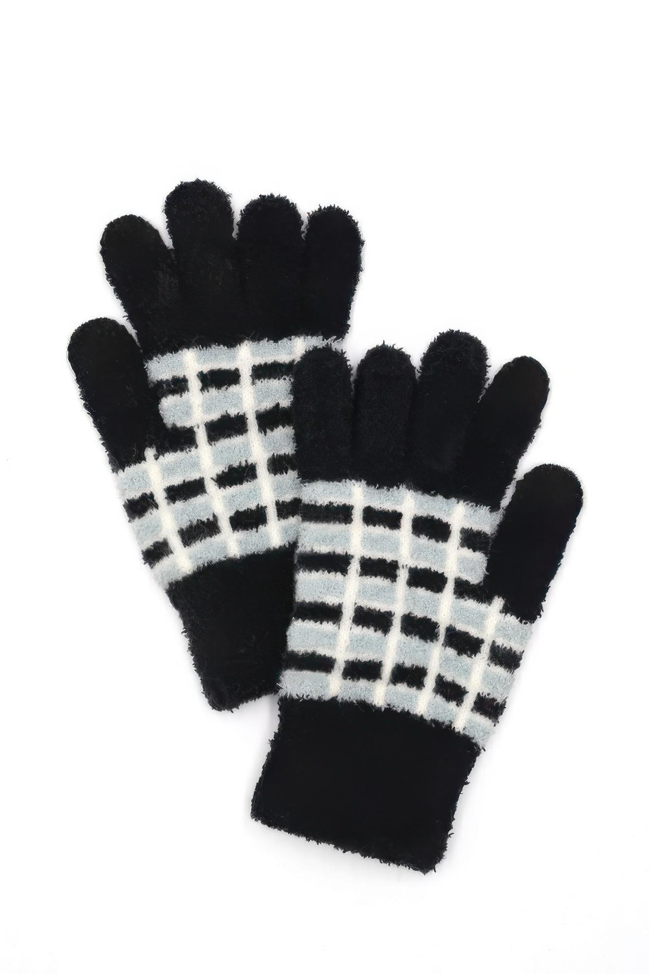Cozy Color Blocked Smart Winter Gloves image