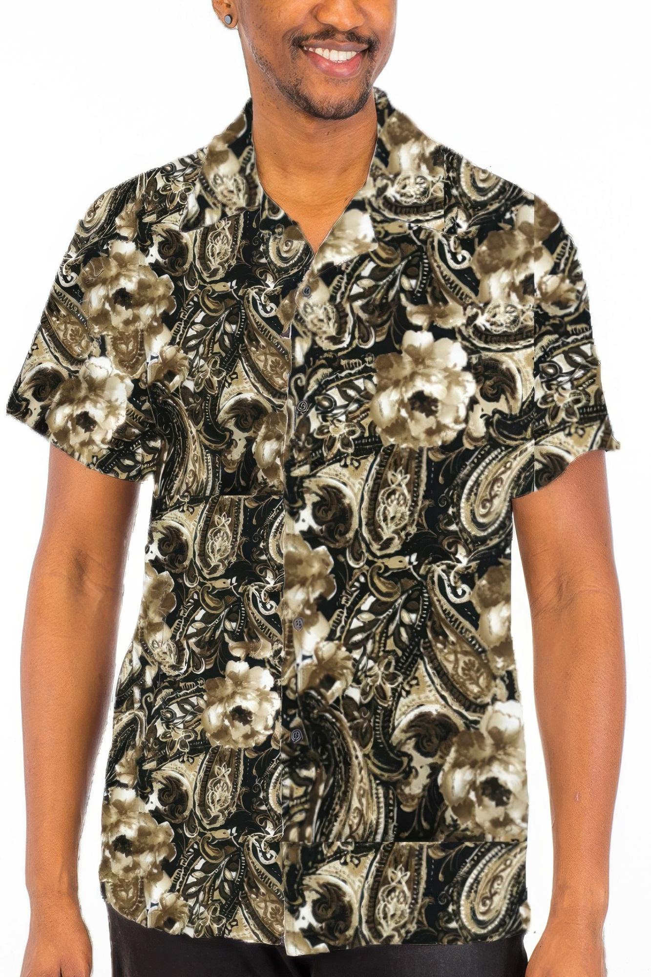 Mens button down shirt image