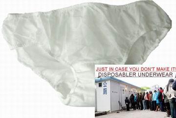 Fitz 3-Pack Biodegradable Women's Disposable Underwear Panties - Assorted Sizes Only $1.00/Pack image