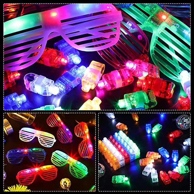 792 Piece LED Shutter Sunglasses & Finger Lights Set - 108 Glasses and 612 Finger Lights - Item #5735 image