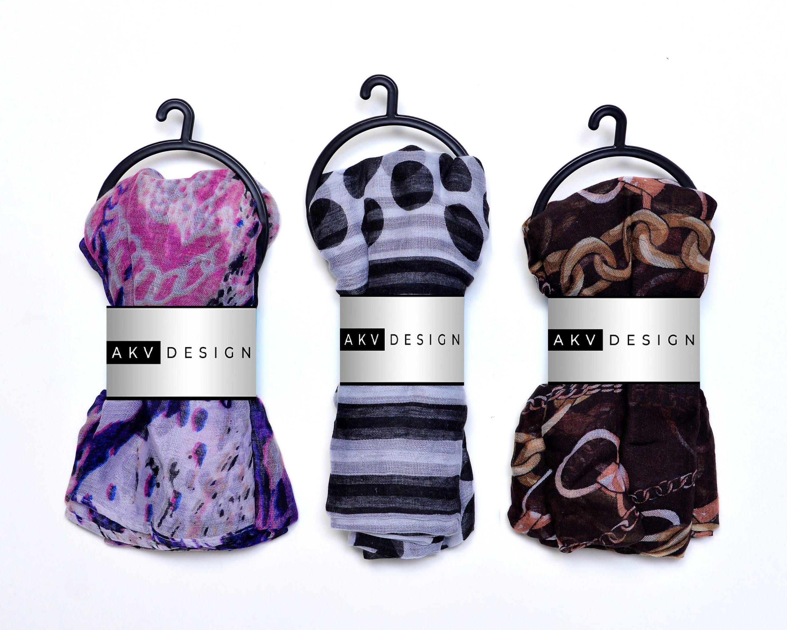 AKV Design - Fashion Infinity Scarf - 3 Assorted - Item #6775 R012 image