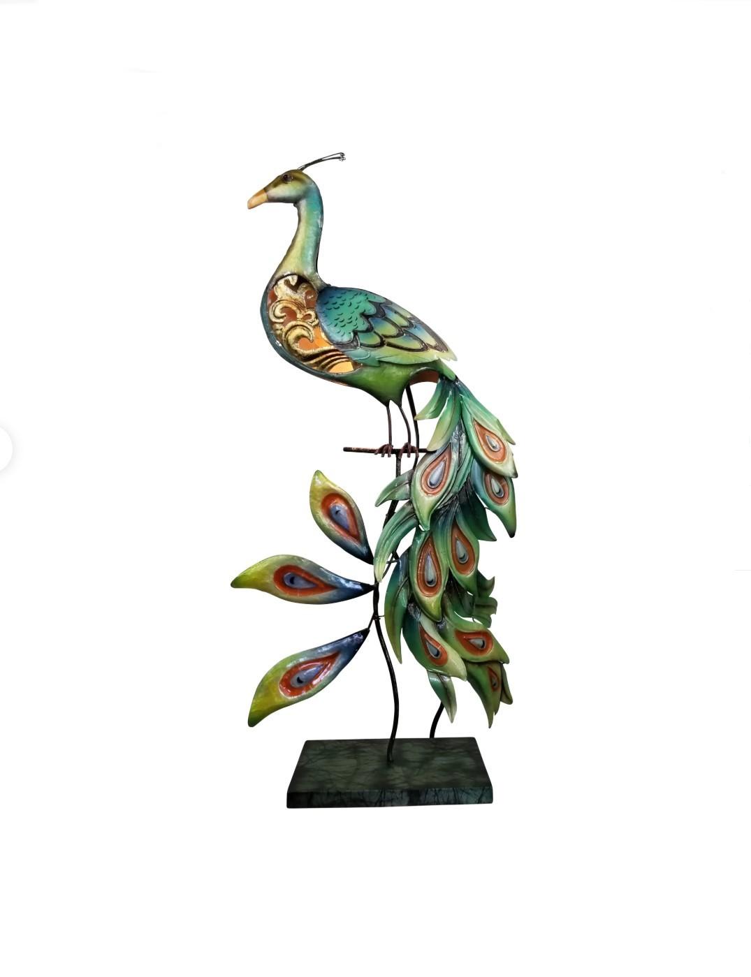 Grand Peacock Lamp - 22" Tall - Light Bulb Included - Item #7439 18009 image