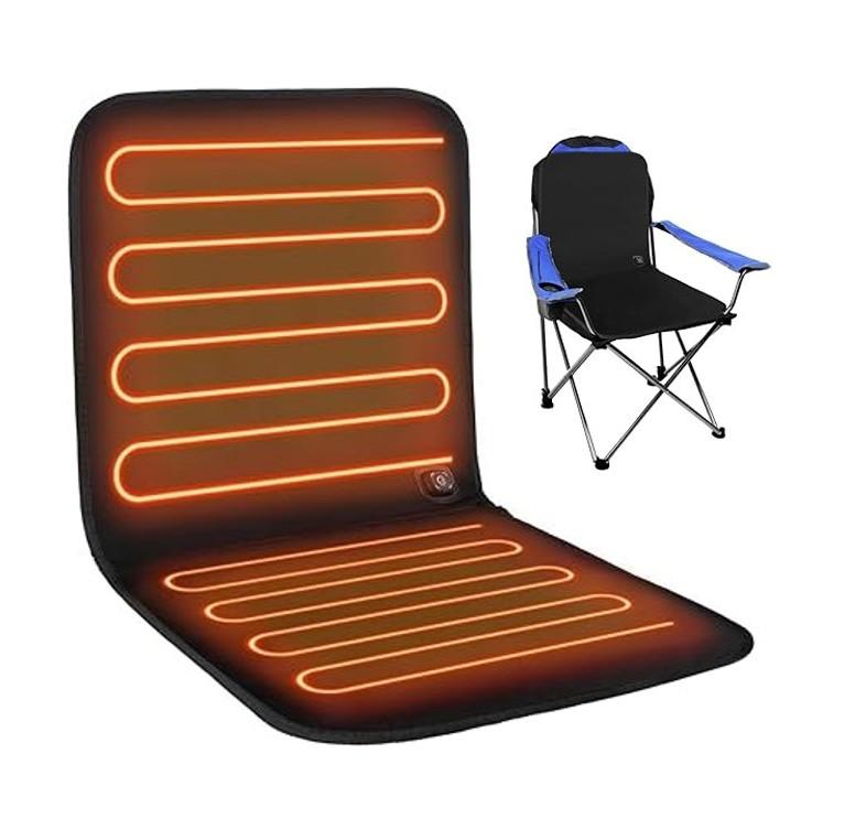 USB Portable Heated Seat Cushion - 3 Mode Adjustable Heated Seat - Black - Item #7725 image