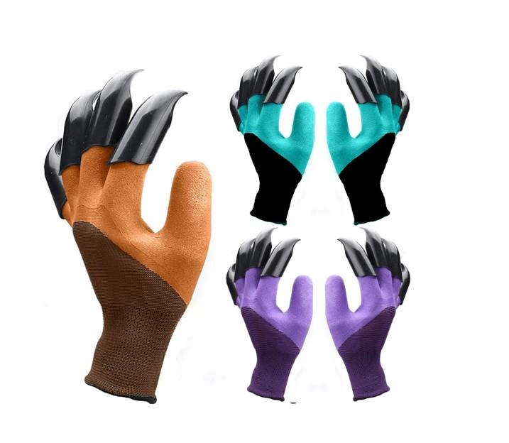 8-Claw Professional Garden Gloves for Men & Women - Thorn-Proof Gardening Gloves - Assorted Colors - Item #8513 image