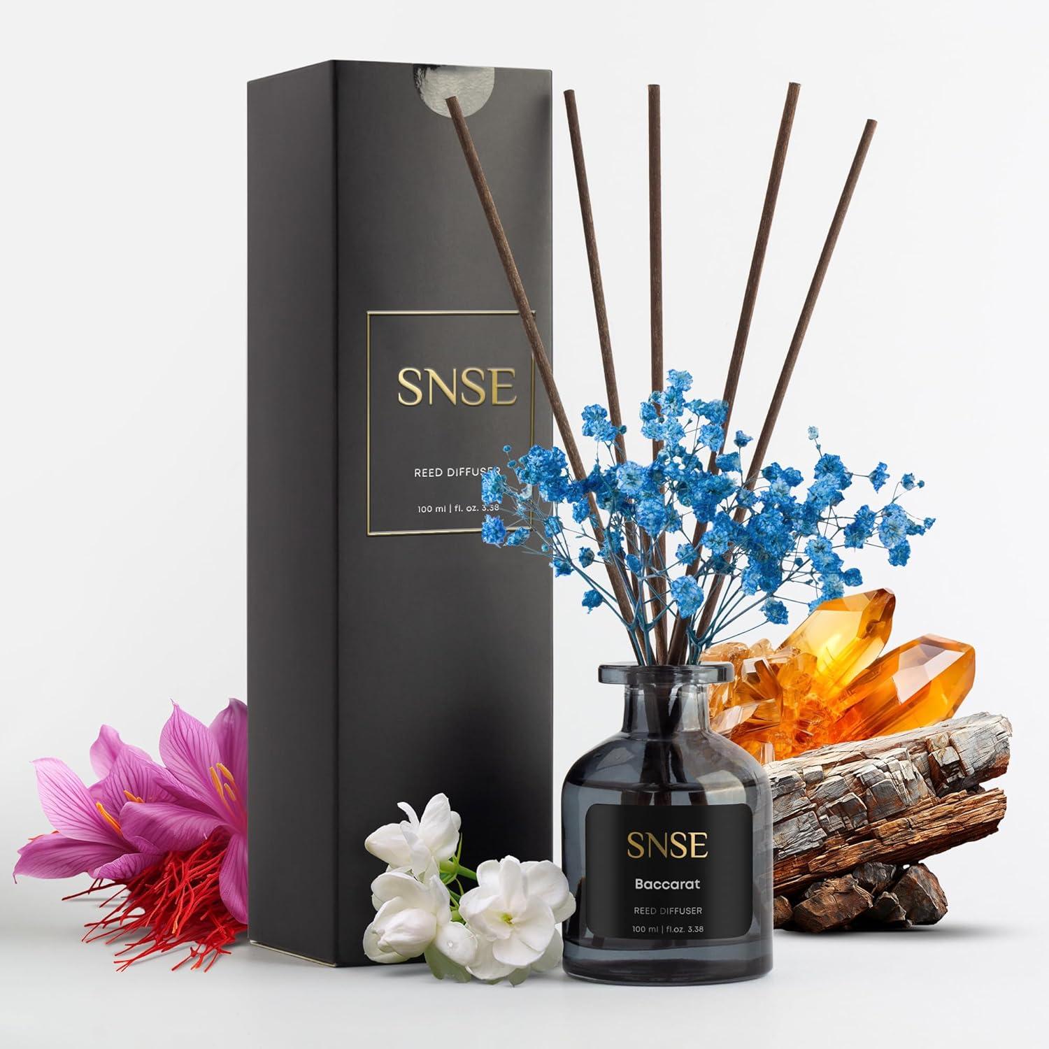 SNSE Baccarat Perfumed Reed Diffuser Set - 3.38 oz - Oil Diffuser - Item #8744 image