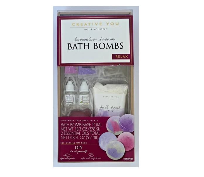 Bath Bombs Creative You - Do It Yourself Kit - Lavender Dream - Relax - Item #8827 94101 image
