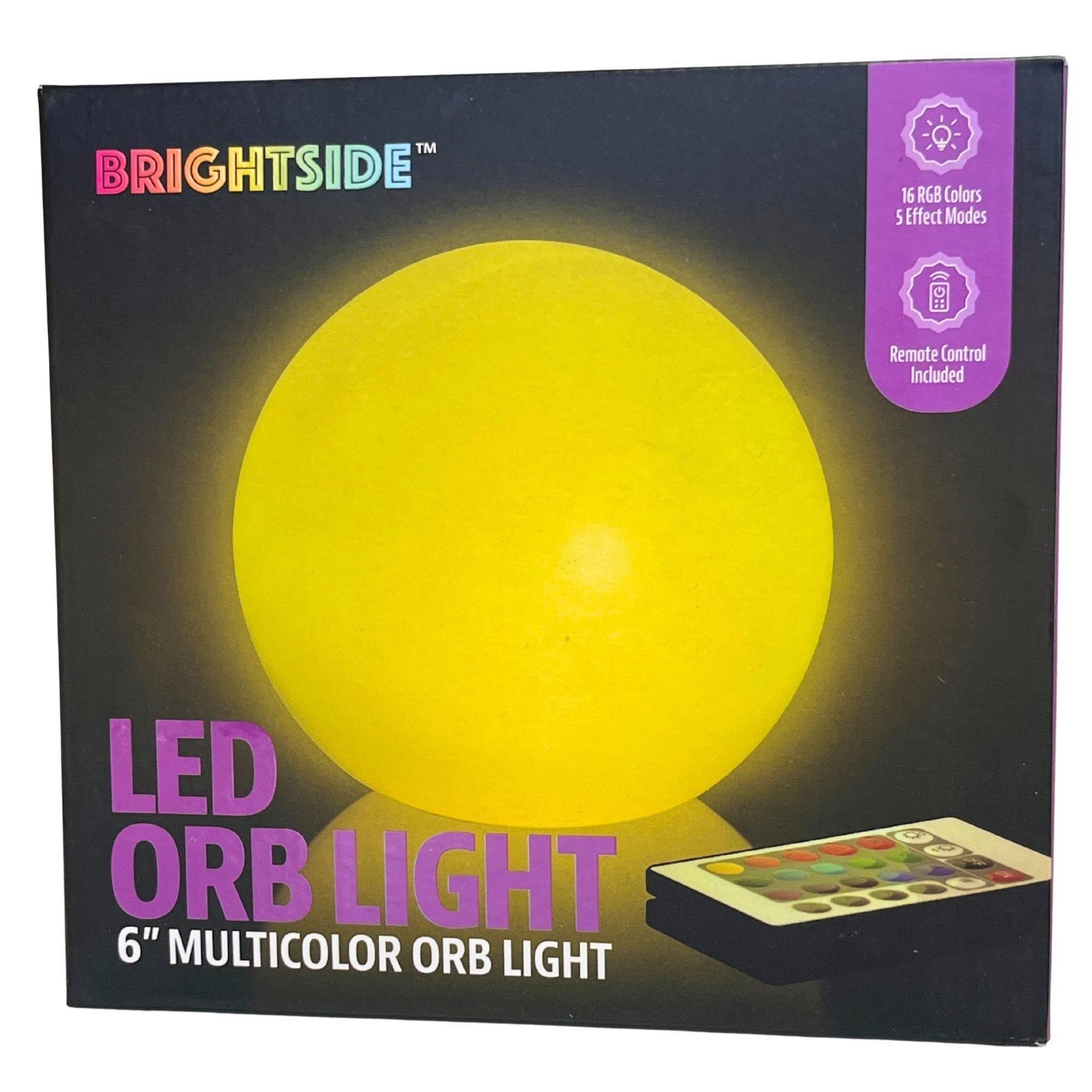 Brightside 6" RGB Multicolor LED Orb Light with Remote image