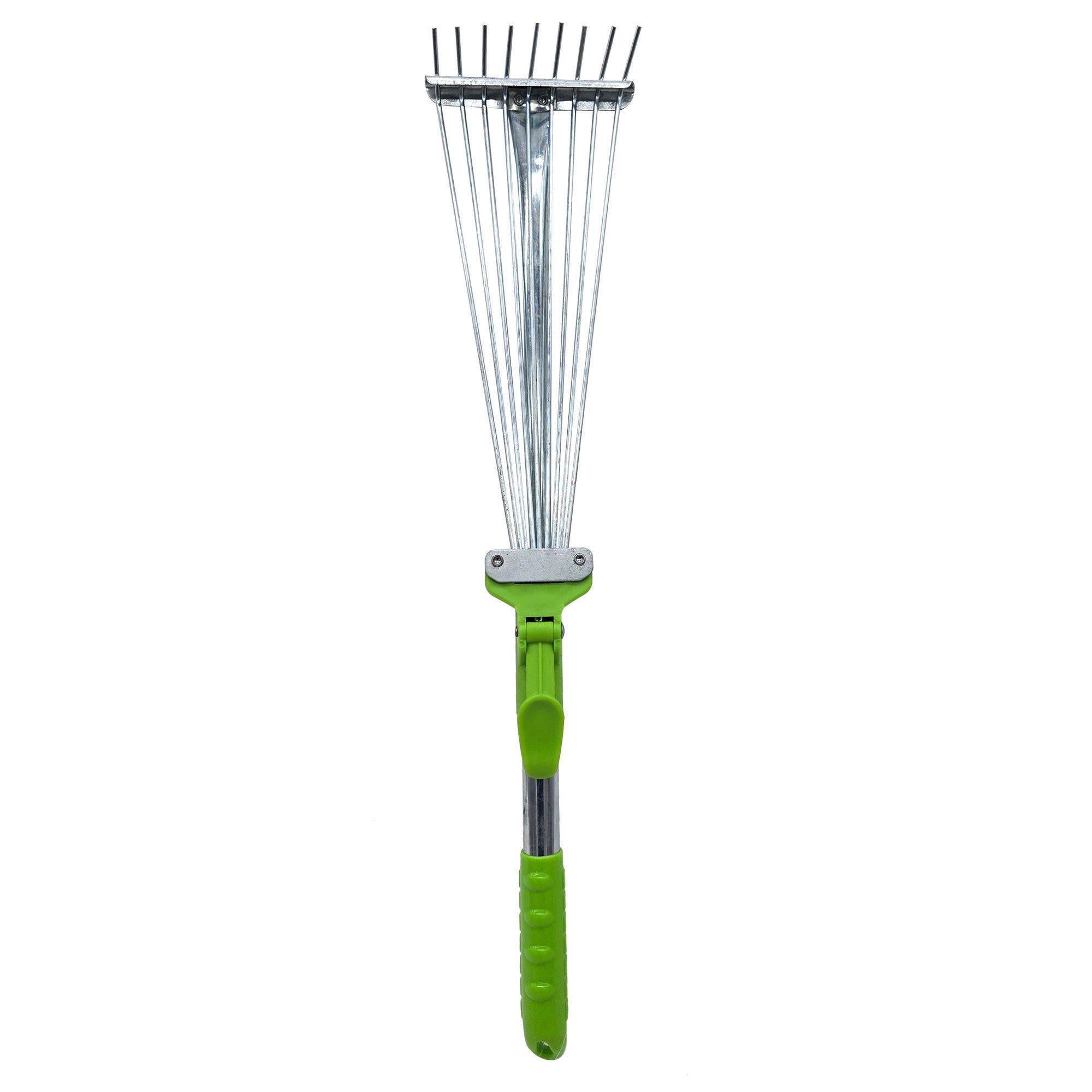 Adjustable Garden Leaf Rake 21" to 29" image