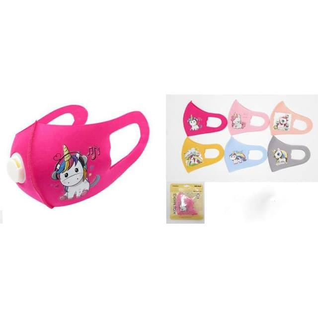 Unicorn Design Kid's Cloth Masks image