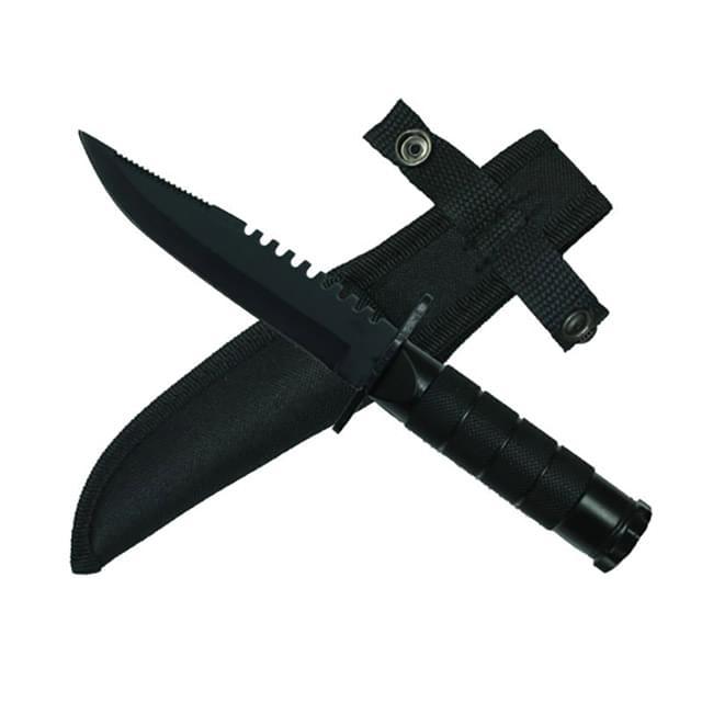 8.5" Survival Knife - Black image