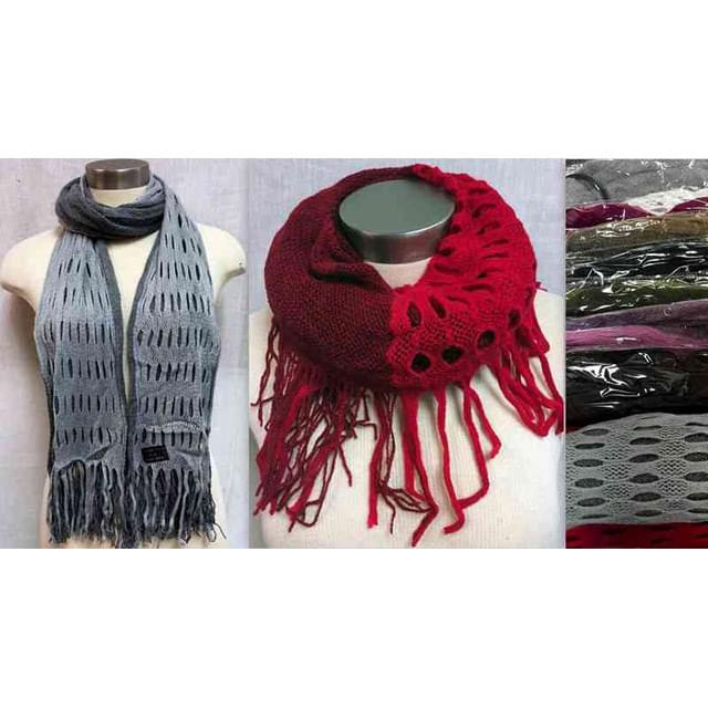 Dual Purpose Infinity Scarves - Assorted image