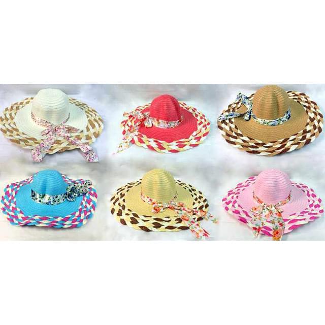 Ladies Sun Hats With Braided Brim image