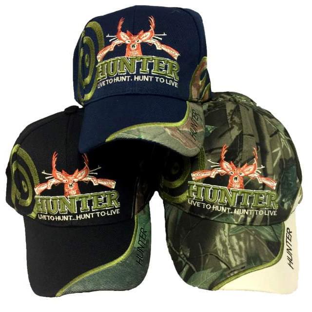 Hunter "Live To Hunt Hunt To Live" Baseball Hats image