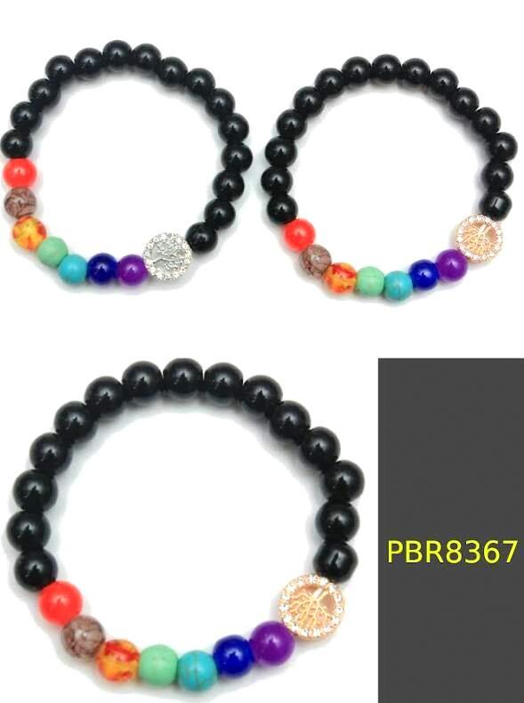 Chakra Bead Tree Of Life Bracelets image