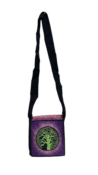 Silk Embroidered Sling Bags - Tree of Life Theme image