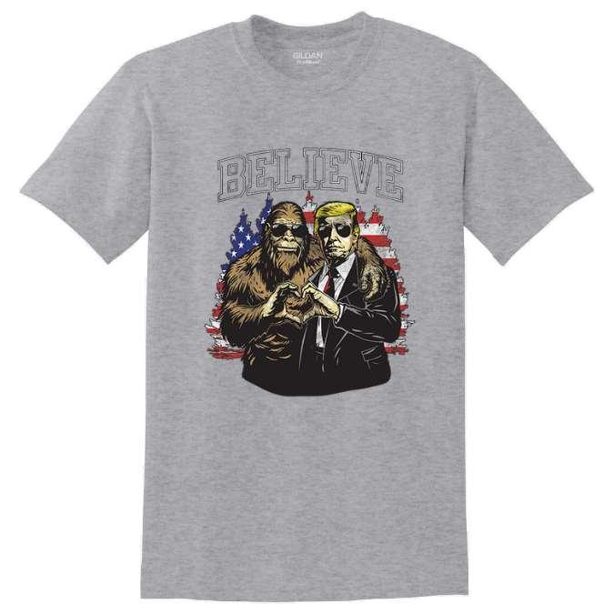 Trump "Believe" T-Shirts - Sport Gray XXL image