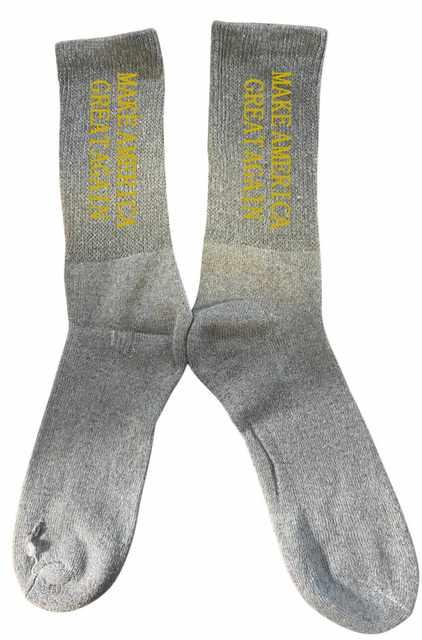 Trump "Make America Great Again" Gray Color Socks image