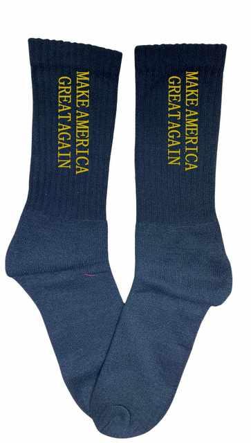 Trump "Make America Great Again" Black Socks image