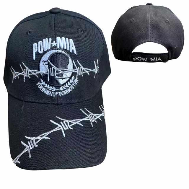 POW MIA Barbed Wire Baseball Caps image